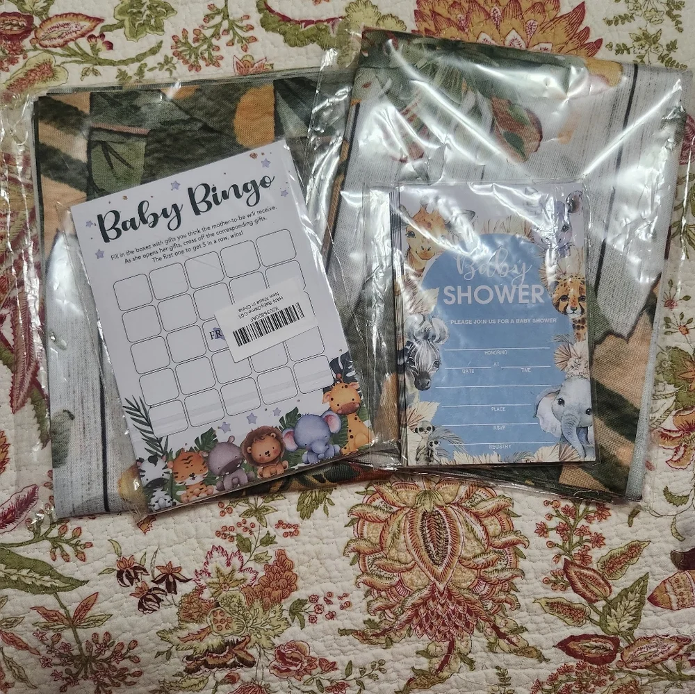 Baby Safari Theme Baby Shower Bundle